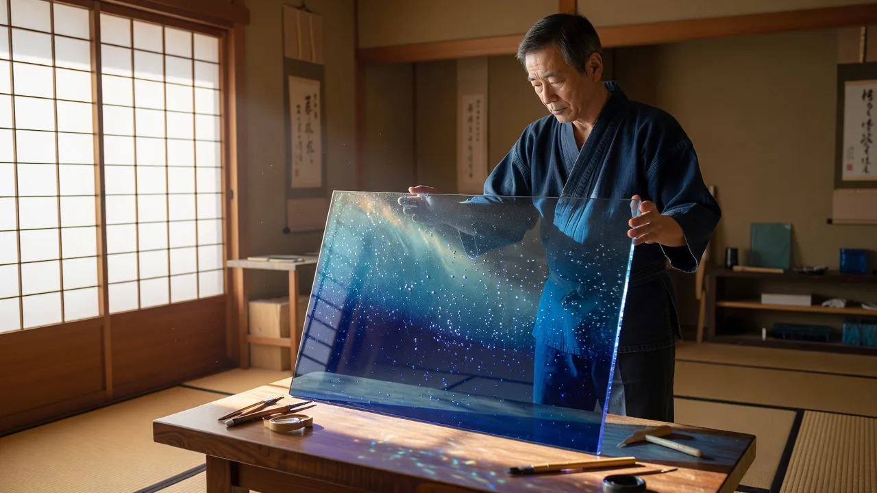 品質検査を行う様子
